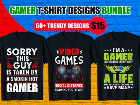 Editable Trendy Gamer T Shirts Editable Trendy Gamer T Shirts Gamer