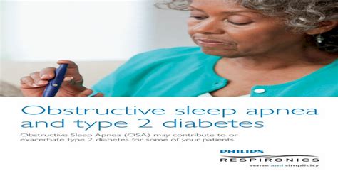 obstructive sleep apnea and type 2 diabetes [pdf document]