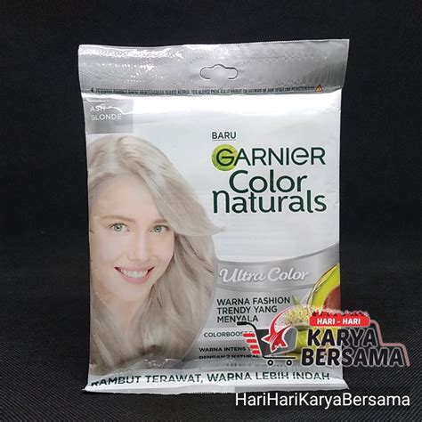 Jual Garnier Color Naturals Ultra Color Ash Blonde Pewarna Rambut Ml Shopee Indonesia