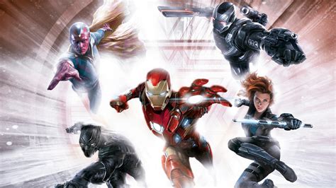 Iron Man Team Captain America Civil War Wallpaper 39903881 Fanpop