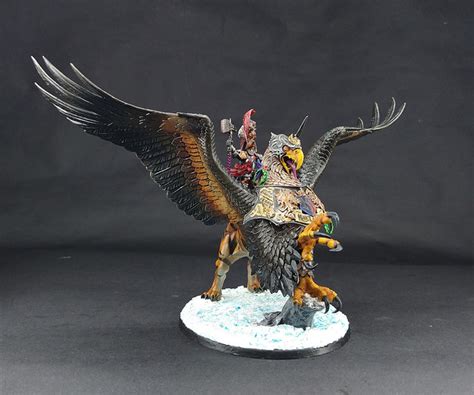 Karl Franz On Deathclaw Warhammer Figure Ready For Inspection