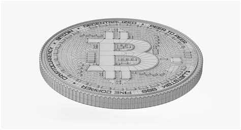 3d Model Bitcoin Bit Coin Turbosquid 1243387