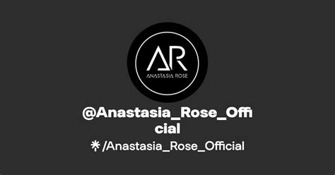 Anastasiaroseofficial Twitter Instagram Facebook Linktree