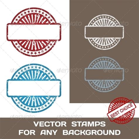 Stamp Template 28 Free  Psd Indesign Format Download Free