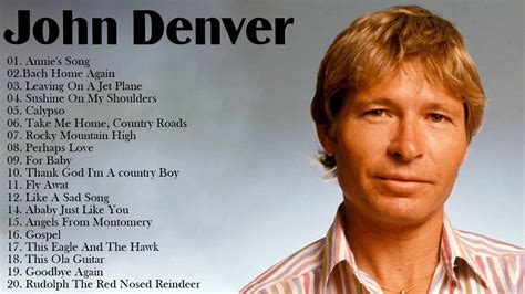 John Denver Greatest Hits Live John Denver Full Album 2021 Youtube