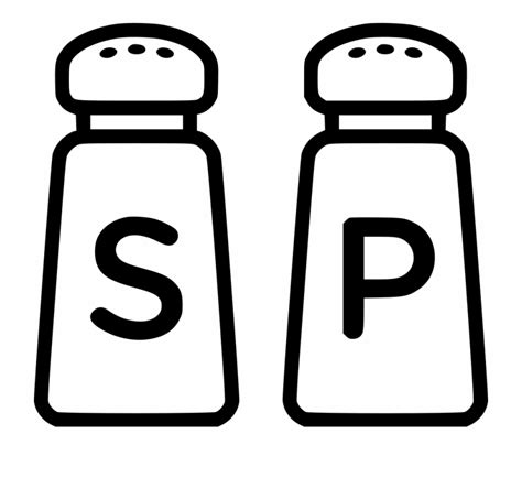 43 Salt And Pepper Shakers Drawing Easy