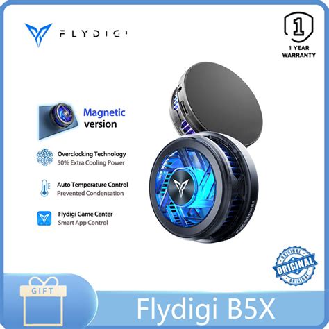 Flydigi B5b5x Magnetic Cooling Fan Flyoc Overclocking Cooling Tech