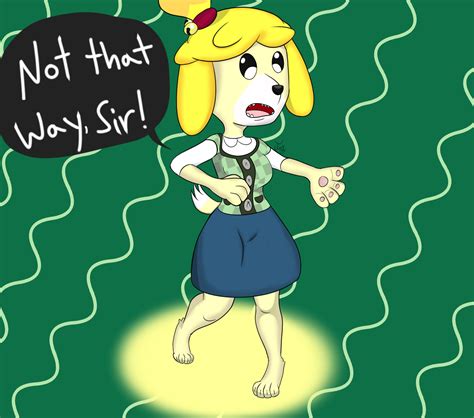 Animal Crossing - Isabelle by Justyschultz on Newgrounds