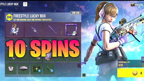 10 Spins Luck On Free Style Lucky Box Codm Season 4 Cod Mobile S4 For Manta Ray Space Cadet