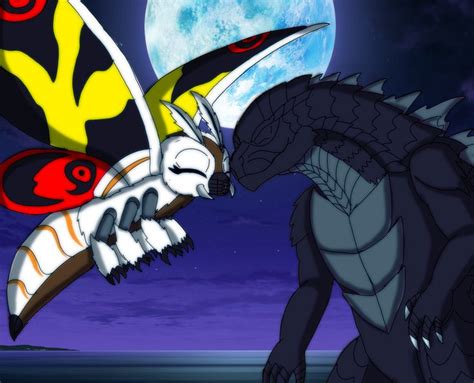 Godzilla And Mothra By Brunozillinhero On Deviantart Godzilla Kaiju