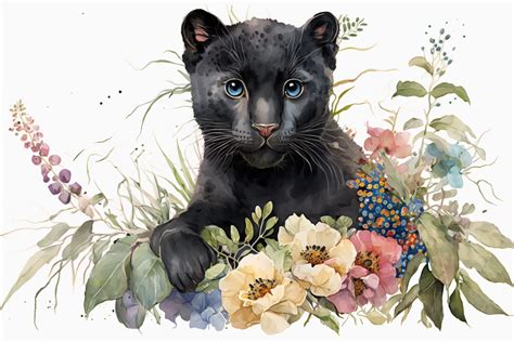 Cute Baby Black Panthers