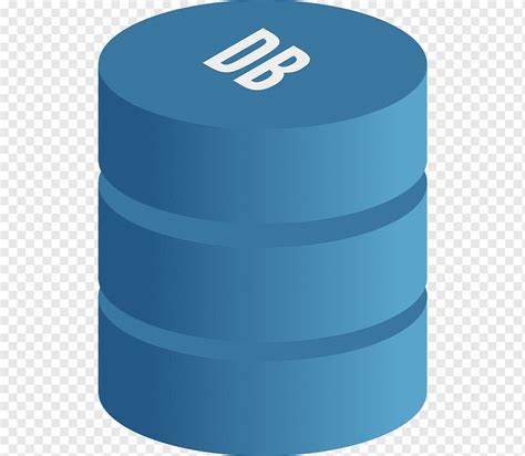 Round Blue And White Illustration Database Server Icon Database