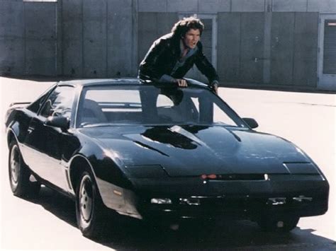 Kitt Knight Rider Original Car On Display With David Hasselhoff