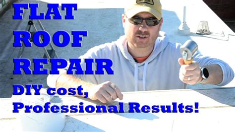 Now that you have found the source of the leak, it is time to repair the cause. Roof Leak Repair | Flat Roof Repair | DIY - YouTube