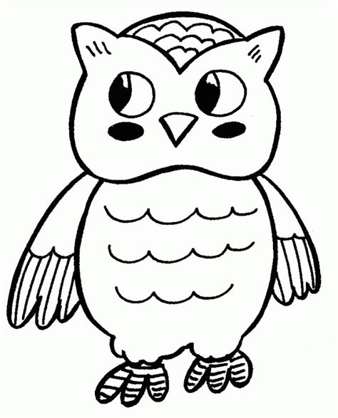 Printable Owls Coloring Home