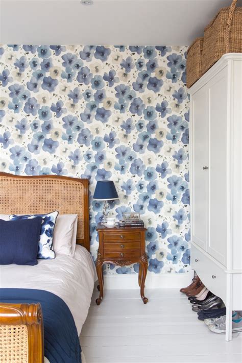 bedroom  wallpaper accent wall     homesfeed