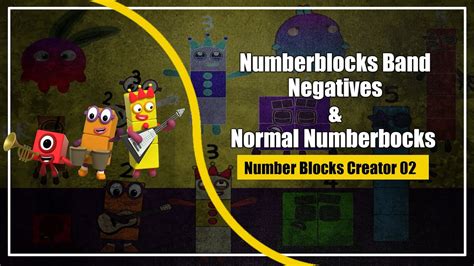 Numberblocks Band Negatives And Normal Numberbocks L Hopper And Mojang