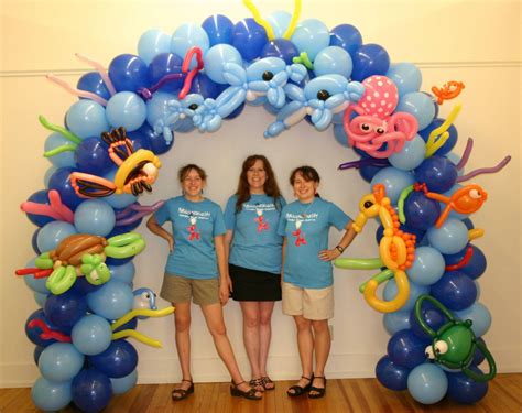 Mermaids under the sea favors and gifts; under+the+sea+sweet+16 | Under the Sea balloon arch | Sea ...