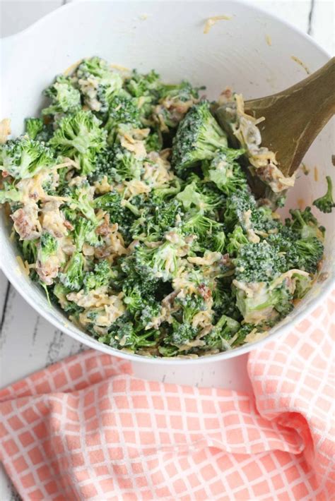 Easy Keto Broccoli Salad Quick Low Carb Side Dish