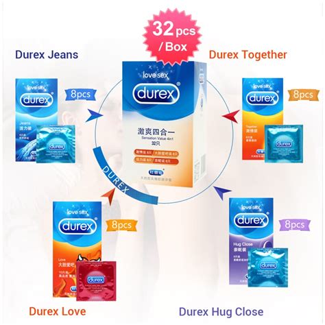 Durex Condom 1006432 Pcs Box Natural Latex Smooth Lubricated