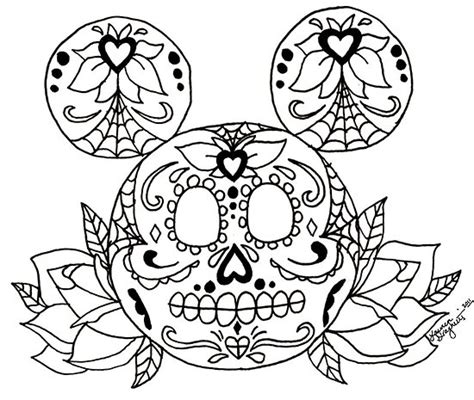 Probably, mickey is the best creation that comes from the blessed hands of walt disney. sugar skull Mickey head | The DIS Disney Discussion Forums ...