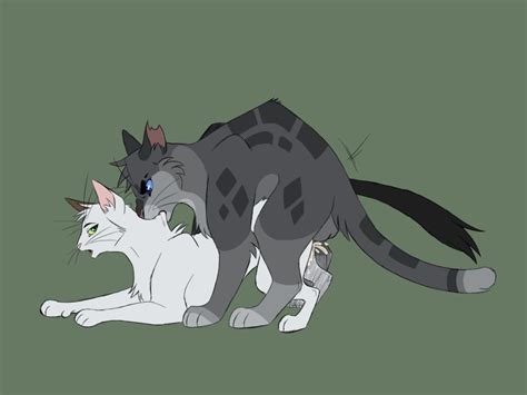 Rule 34 43 Ashfur Warriors Backsack Balls Bite Blue Eyes Blue Sclera Bodily Fluids Canon X