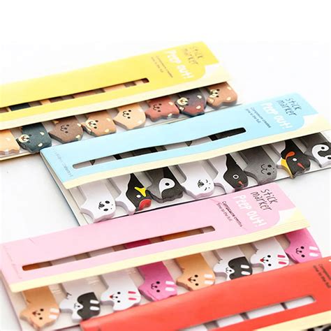 Mini Cute Kawaii Cartoon Animals Memo Pad Sticky Notes Memo Notebook