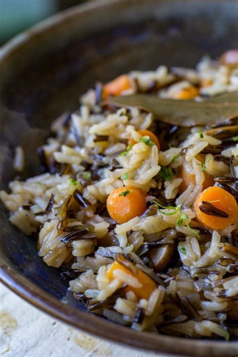 Wild Rice Pilaf Easy Homemade Side Dish Recipe From Owyd Homemade