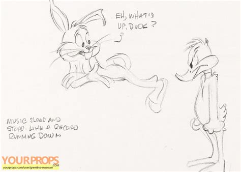 Gremlins 2 The New Batch Chuck Jones Looney Tunes Layout Drawings For