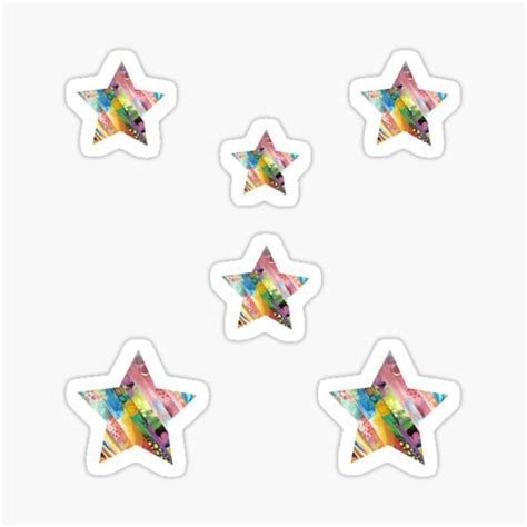 Star Of Colours Sticker For Sale By Debwebb Redbubble