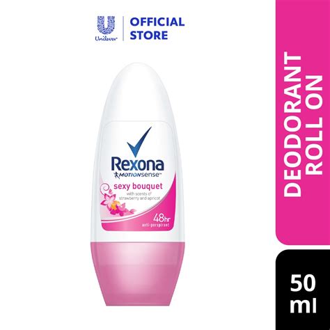 Rexona Women Roll On Deodorant Sexy Bouquet 50ml Shopee Malaysia
