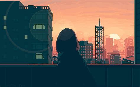 ✓ free for commercial use ✓ high quality images. HD wallpaper: pixel art, city, women | Wallpaper Flare