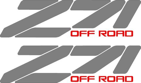 Z71 Off Road Aftermarket Replacement Decal Fits Chevy Etsy
