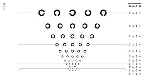 Agudeza Visual Visual Acuity Test Optotipos Optotypes Optotipos