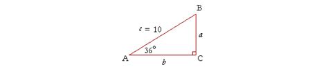 What are the measures of the angles in triangle abc? Solving right triangles. Topics in trigonometry.