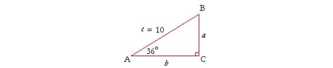 An isosceles triangle has two equal sides and the two angles opposite those sides are equal. Solving right triangles. Topics in trigonometry.