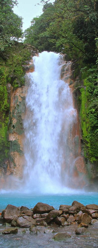 Rio Celeste Waterfall Waterfall Beautiful Waterfalls Costa Rica Beaches