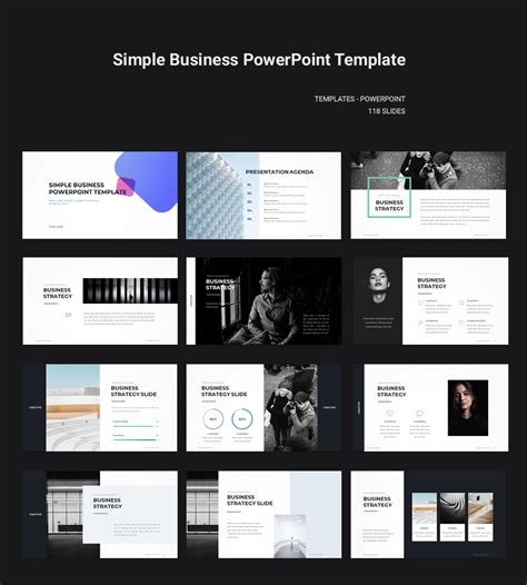 Simple Business Powerpoint Template Download Powerpoint Pptwear