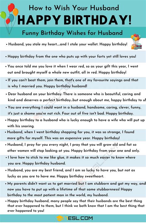 Husband Birthday Quotes From Wife Funny 151 Birthday Wishes For