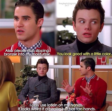 1 Of My Fav Klaine Moments Glee Quotes Glee Memes Glee Funny