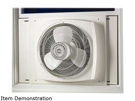 Lasko 2155a 16 Inch 3 Speeds Electrically Reversible Window Fan White