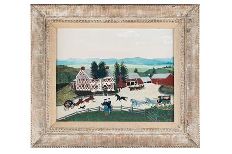 Lot Grandma Moses Anna Mary Robertson 1860 1961 The Checkered House In 1860
