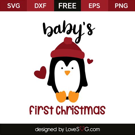 Baby's first Christmas | Lovesvg.com