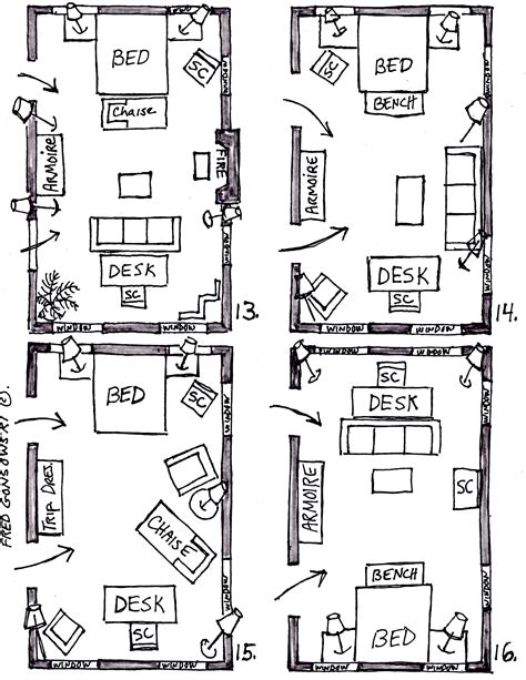 The Floor Plan For An Apartment With Two Separate Rooms And One Living