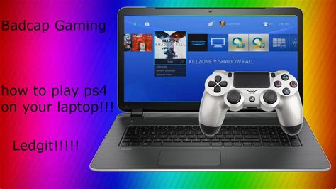 How To Play Ps4 On Laptop No Extenal Things Needed Youtube