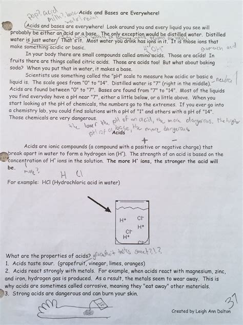 Calcium hydroxide ( ca(oh)2 ) or limewater. Acids And Bases In Solution Worksheet Answers - Escolagersonalvesgui