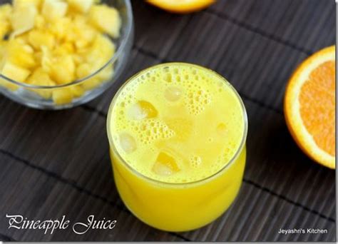 Pineapple Juice Recipe With Orange Eat Fruit Fruit Drinks Detox