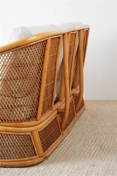 Get the best deals on rattan antique furniture. Midcentury Bamboo Rattan Wicker Three-Seat Sofa at 1stdibs