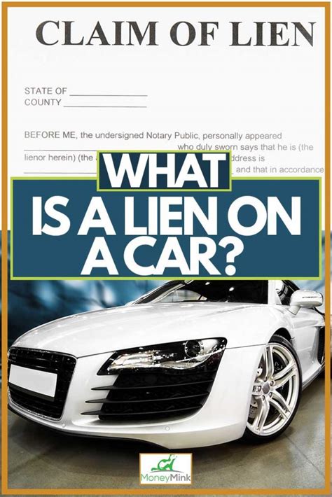 How to put a lien on a vehicle. What is a Lien on a Car? - MoneyMink.com
