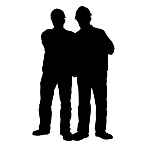 Construction Workers Silhouette At Getdrawings Free Download
